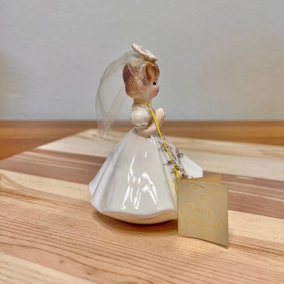 Vintage 1950s Josef Originals First Communion Figurine Girl, Vintage Dolls - Picture 5 of 8